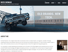 Tablet Screenshot of nicknomad.com